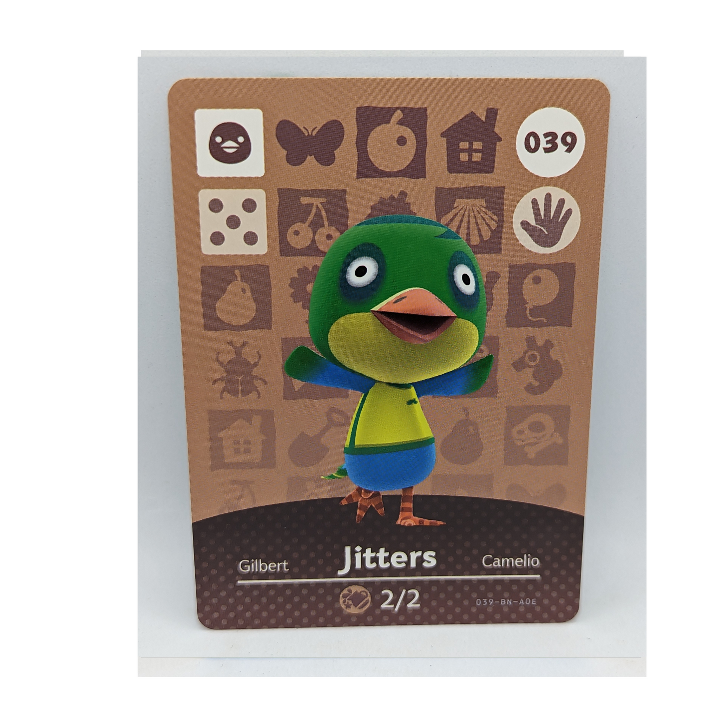 039 Jitters Animal Crossing Amiibo Card Series 1