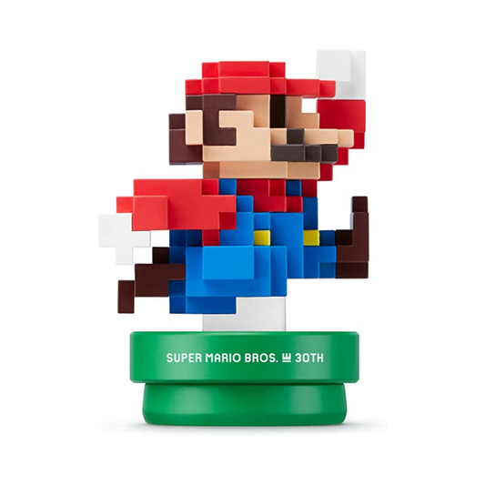 8-Bit Mario: Modern 30th Anniversary With Warp Pipe Stand (Loose)